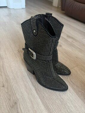 Rhinestone cowboy boots